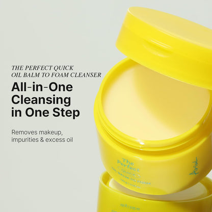 Ariul The Perfect Oil Balm to Foam Cleanser 100ml | Korean Makeup Remover & Facial Cleanser for Deep Cleansing, Sebum Control, Pore Care & Hydration