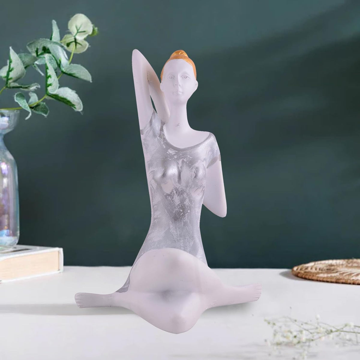Yoga Lady Home & Office Decor showpiece (y800)