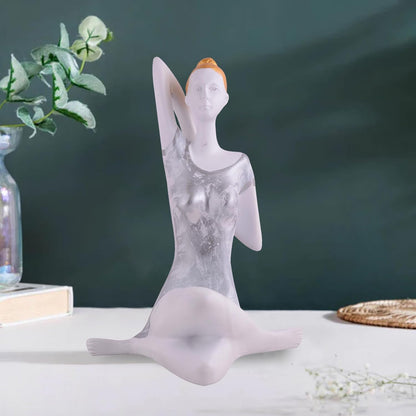 Yoga Lady Home & Office Decor showpiece (y800)