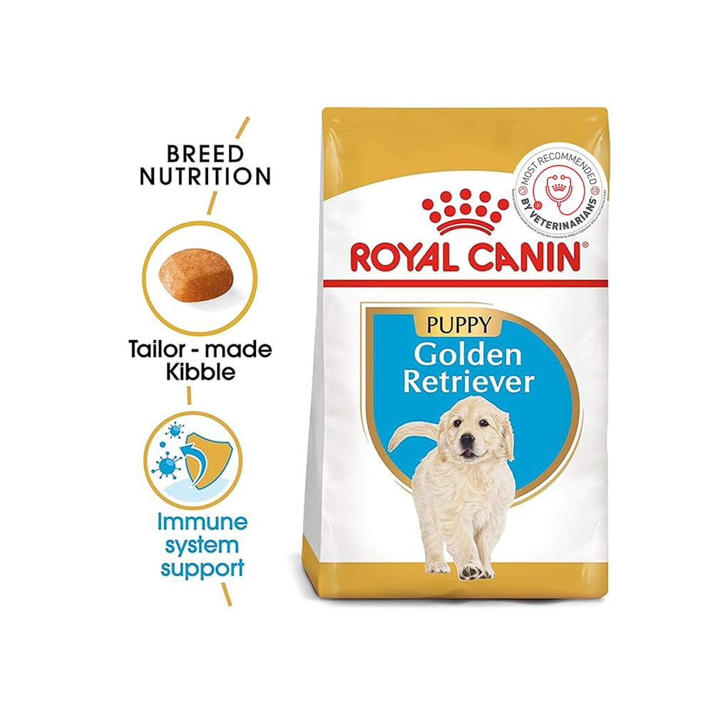 Royal Canin Golden Retriever Puppy Food, Dry Food, Supports Immune System & Digestive Health, Promotes Healthy Skin & Coat, 1 Kg
