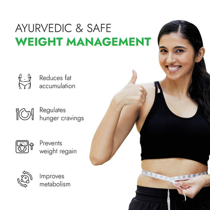 Kapiva Get Slim Mix | Blend of 10 Weight-Care Ingredients | Long-term Weight Care | No preservatives | 15 sachets, Pack of 2