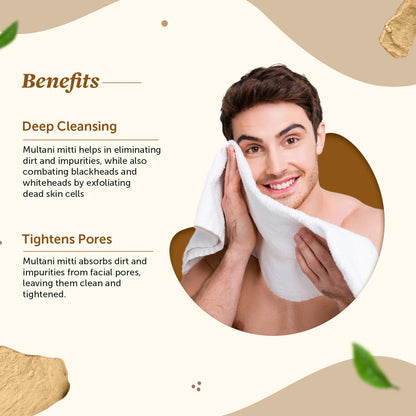 Neuherbs Multani Mitti Powder - 200g For Skin | Face Pack For Deep Skin Cleansing | 100% Pure & Natural With No Added Preservatives