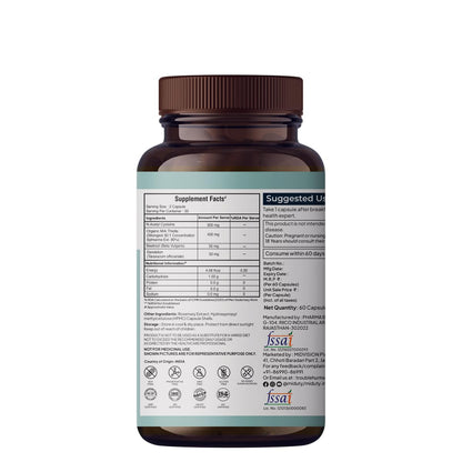 Zephivo Miduty Palak Notes Liver Detox Supplement Milk Thistle Natural Body Detox & Digestive Enzymes- Fit Health Fatty Liver Care - Supports Fatty Liver, Natural Detoxification Formula - 60 Capsules