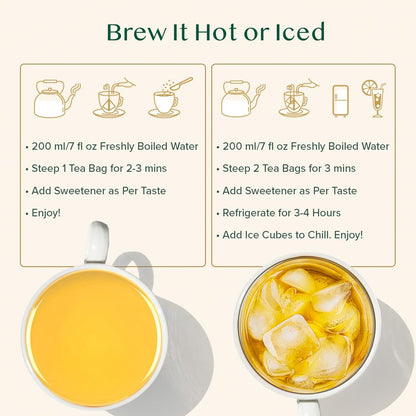 VAHDAM, Detox Kahwa Green Tea- 15 TBs | Real Ingredients (Black Pepper, Tulsi, Ginger, Clove, and Green Tea) |
