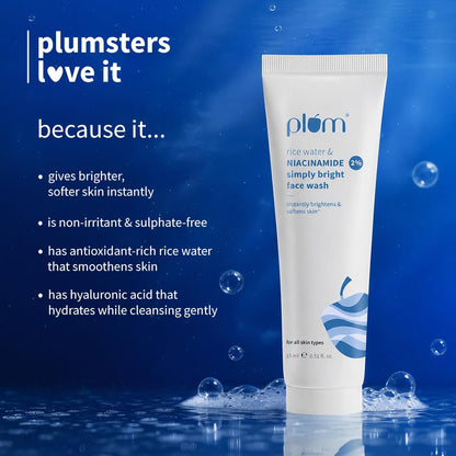 Plum Simply Bright 2% Niacinamide Face Wash 15ml