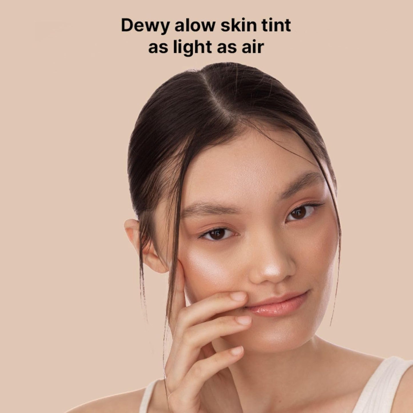 THANKYOU FARMER Be Beautiful Skin Tint (Tan) 3-in-1 Hydrating Tinted Moisturizer, Primer & SPF50+ Sun Protection, Lightweight Daily Base Makeup, Natural Sheer Coverage, Even Skin Tone, Breathable, Dewy Finish for All Skin Types (50ml)
