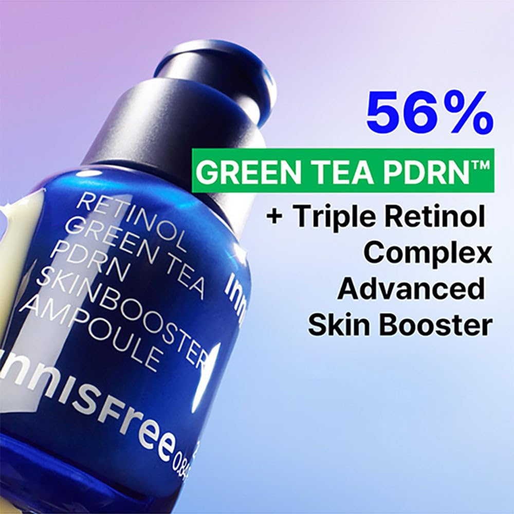 INNISFREE RETINOL GREEN TEA PDRN SKINBOOSTER AMPOULE
