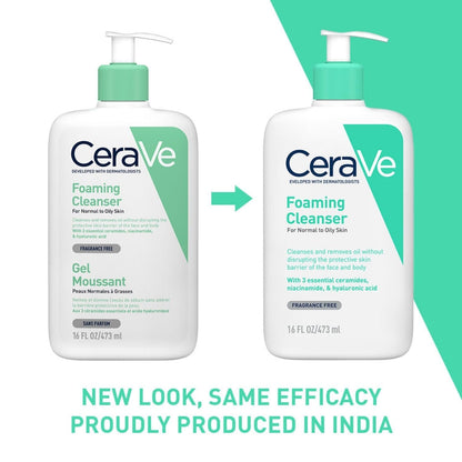 CeraVe Foaming Cleanser For Normal To Oily Skin