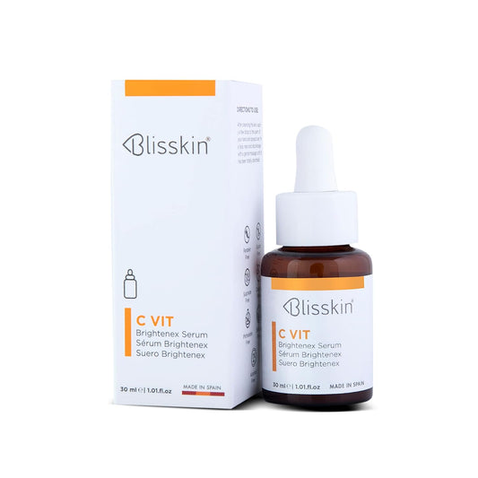 BLISSKIN C VIT Brightenex Serum For Brightening & Depigmentant, With Stable Vitamin C & Citrus Aurantium Dulcisoil, Sulphate & Paraben Free, For All Skin Types - 30ml