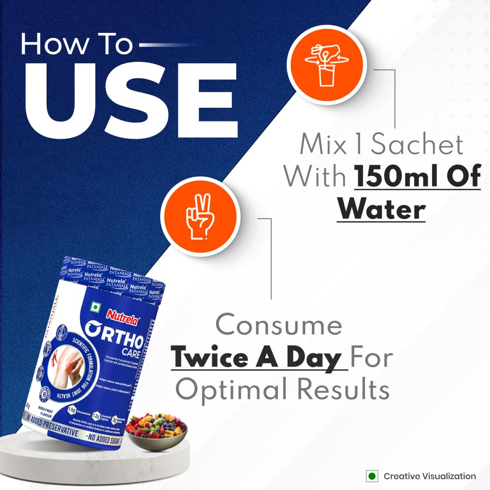 Nutrela Ortho Powder - 300g | Ayurvedic Body Muscle & Joint Support Supplement