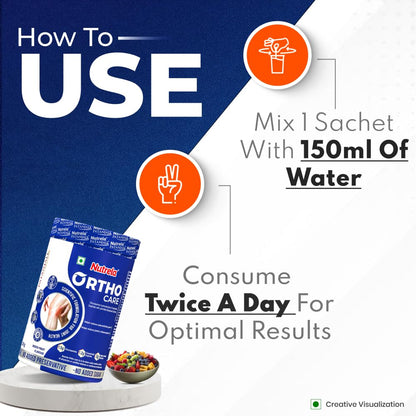 Nutrela Ortho Powder - 300g | Ayurvedic Body Muscle & Joint Support Supplement