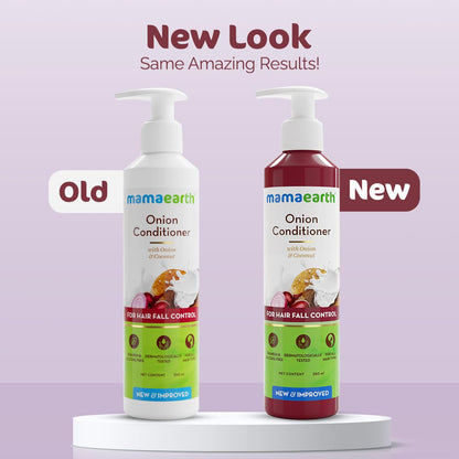Mamaearth Onion Conditioner for Hair Growth & Hair Fall Control with Coconut Oil 250ml