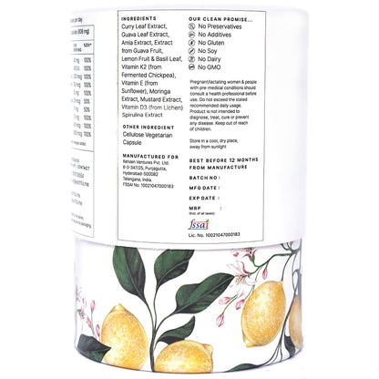 Zephivo Earthful Multivitamin for Women | 100% Plant, Non-Synthetic | With Biotin, Zinc, Vitamin C, D3 for Immunity, Hair, Skin, Bones & Overall Wellness | 60 Capsules