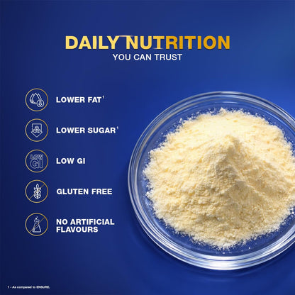 Ensure Strength Pro High Protein Nutritional Drink for Adults | Vanilla Delight 400g | 30g Protein | Low GI | Gluten Free | L-Carnitine | No Artificial Flavors | Supports Muscles, Bones, Heart, Immunity & Metabolic Health