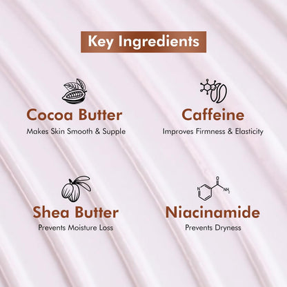 mCaffeine Summer Breeze Perfume Body Lotion| Niacinamide, Cocoa Butter & Shea Butter For Deep Moisturization | Lightweight, Non-Sticky | Aqua-Fresh Beachy Fragrance | Body Lotion For Dry Skin - 600ml