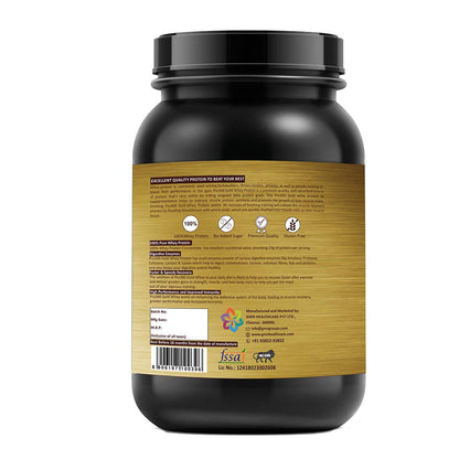 Pro360 Gold Whey Protein Powder - Chocolate | 100% Whey with Digestive Enzymes | 23g Protein, 5.97g BCAA, 4.7g Glutamic Acid per Serving | No Added Sugar | 1kg Pack