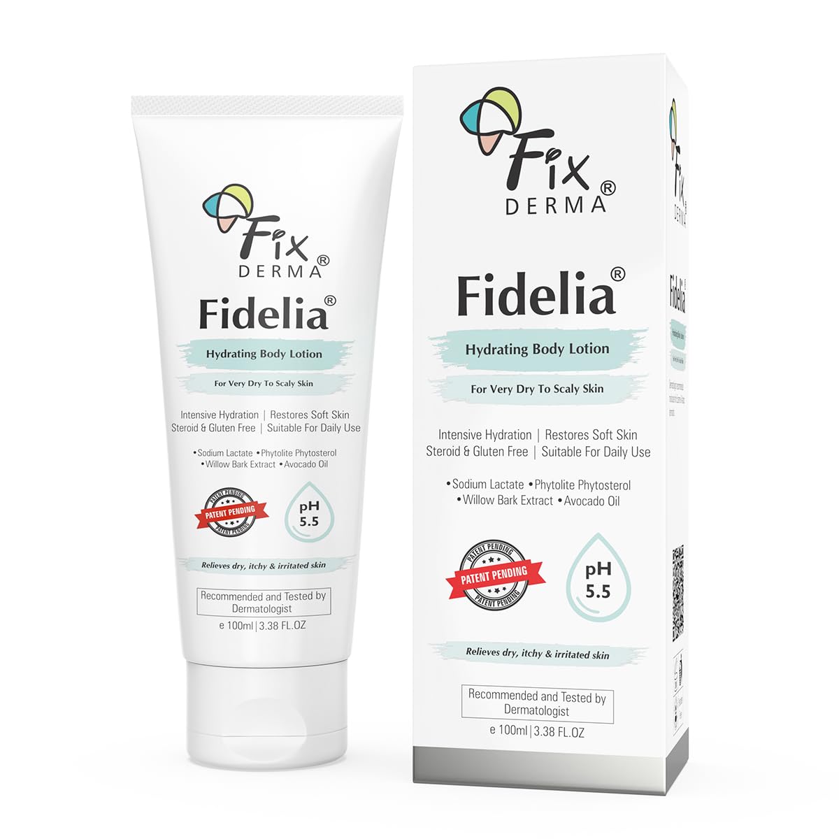 Fixderma Fidelia Hydrating Body Lotion | Moisturizer for face & Body | Body lotion for Women & Men Hydrating Lotion - 100 ml (Pack of 1)
