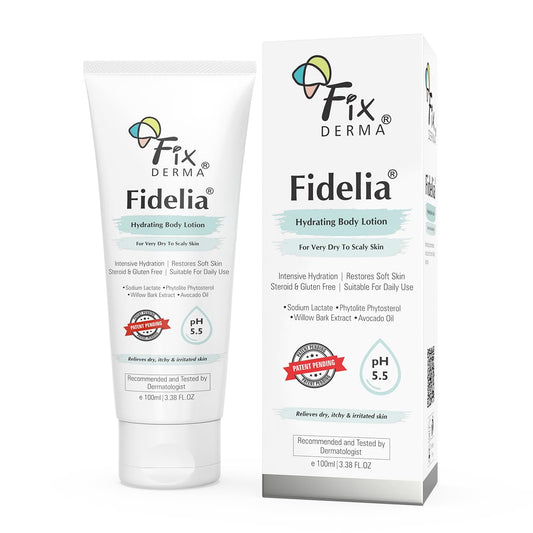 Fixderma Fidelia Hydrating Body Lotion | Moisturizer for face & Body | Body lotion for Women & Men Hydrating Lotion - 100 ml (Pack of 1)