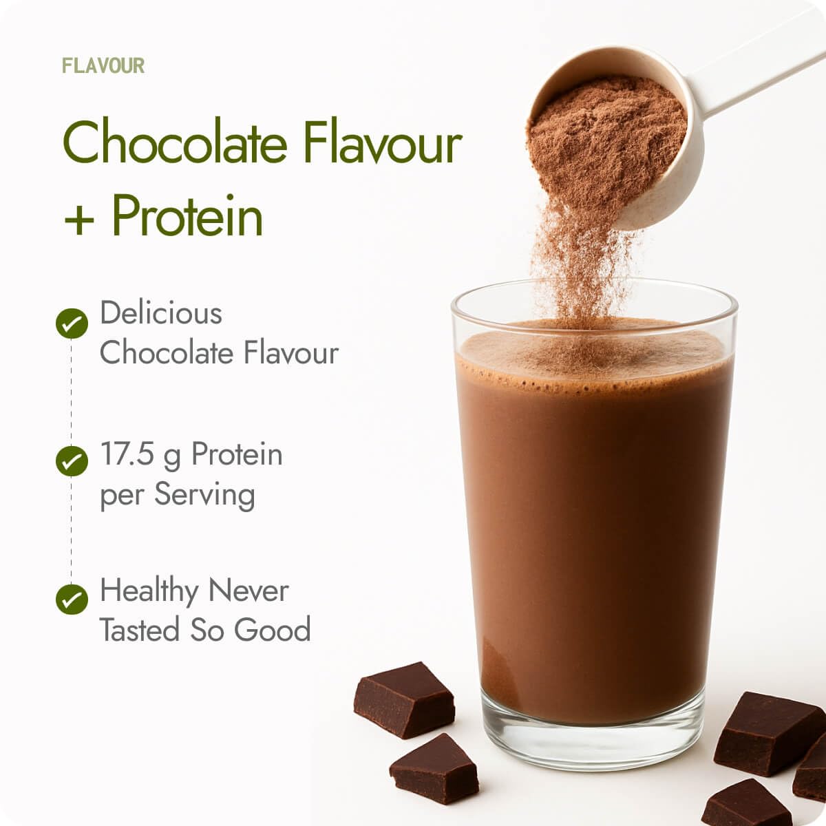 Kapiva Chocolate Slim Shake - Meal Replacement Drink Powered With 7 Ayurvedic Herbs For Healthy Weight Control & Management