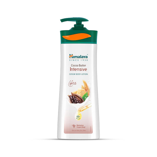 Himalaya Cocoa Butter Intensive Serum Body Lotion on a white background