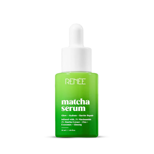 RENEE Matcha Serum | Hydrates & Strengthens Skin’s Natural Barrier | Reduces Redness, Evens Skin tone, Supports Collagen Levels | With Matcha Extract, Exosomes, Cica, Niacinamide & Ginseng | 30 ml