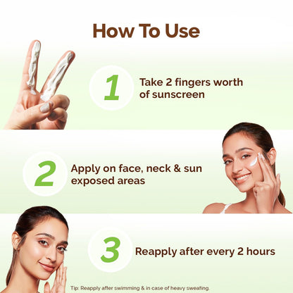 Mamaearth HydraGel Indian Sunscreen with Aloe Vera and Raspberry for Sun Protection | SPF 50 & PA++++ Protection | Shields from UVA & UVB Rays | Tan Protection | Non-Sticky & Light | 50 g