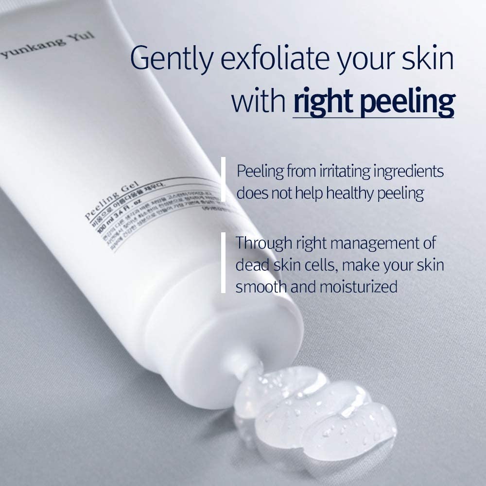 [PKY] Pyunkang Yul Peeling Gel with Immediate Visible Effect, Mild and Smooth Face Scrub with Papaya and AHA, Zero-Irritation, Korean Skincare (100ml)