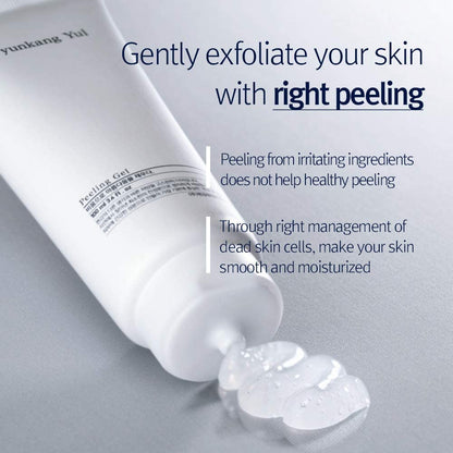[PKY] Pyunkang Yul Peeling Gel with Immediate Visible Effect, Mild and Smooth Face Scrub with Papaya and AHA, Zero-Irritation, Korean Skincare (100ml)