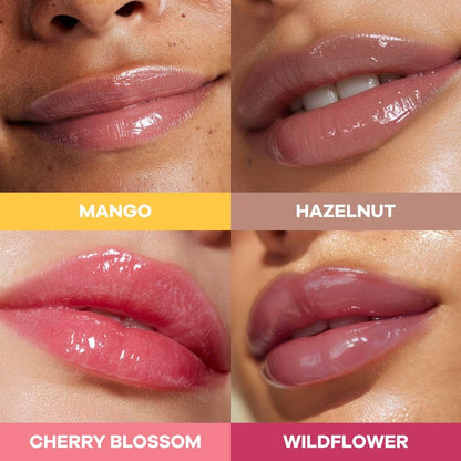 Earth Rhythm Honey Lip Balm SPF 50 Brightens Lips with Propolis, Peptides & Kojic Acid - Hazelnut