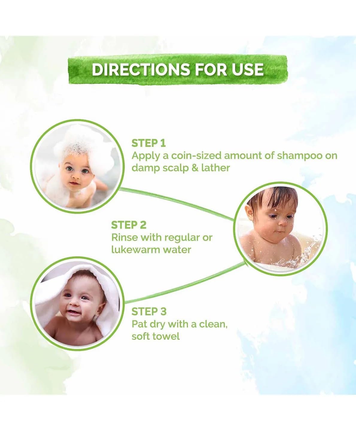Mamaearth Gentle Cleansing Shampoo for Babies | Infused with Coconut, Jojoba Oil, Calendula Extract & Aloe Vera Extract | Tear-Free Natural Shampoo | 400 ml