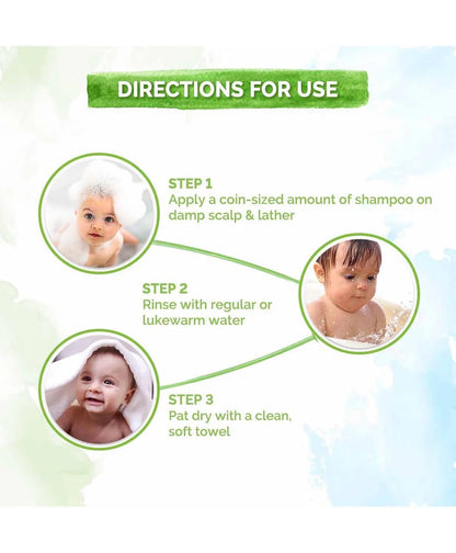 Mamaearth Gentle Cleansing Shampoo for Babies | Infused with Coconut, Jojoba Oil, Calendula Extract & Aloe Vera Extract | Tear-Free Natural Shampoo | 400 ml