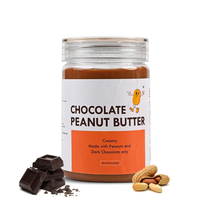 ANAVRIN Chocolate Peanut Butter Creamy, 400gm | High Protein Peanut Butter | No Added Sugar | Healthy Chocolate Flavour Spread | Rich in Vitamin E, Minerals | Gluten Free