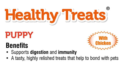 Himalaya Healthy Treats for Puppies | Chicken | 900g | With Ashwagandha & Fennel Seeds | Tasty & Nutritious Puppy Snack