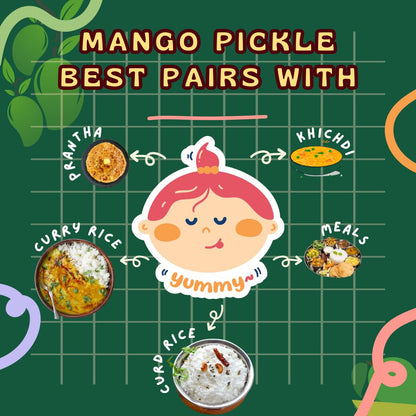Momade Miracles Punjabi Mango Pickle | Aam Ka Achar | Less Oil | Home Made Pickle in fresh | Traditional Indian Recipe | Mustard Oil | Fresh Mango Aachar | 400g