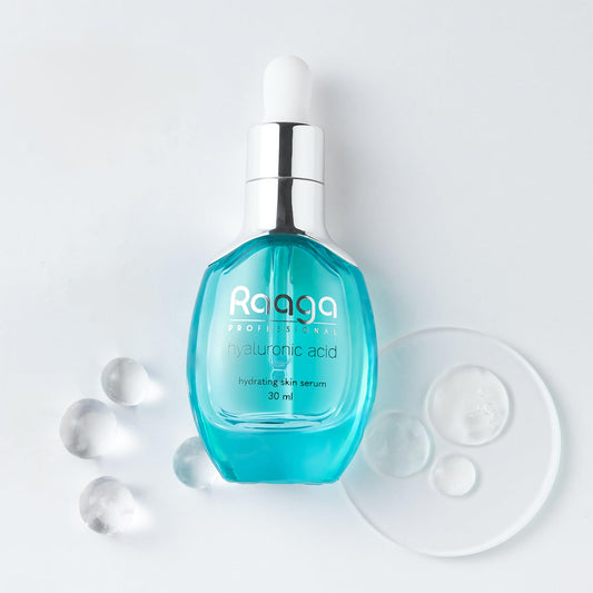 Raaga Professional Face Serum with Hyaluronic Acid Formula for Bright, Glowing Skin | Paraben-Free, Silicone-Free, Sulphate-Free | Ideal for All Skin Types (30ml)