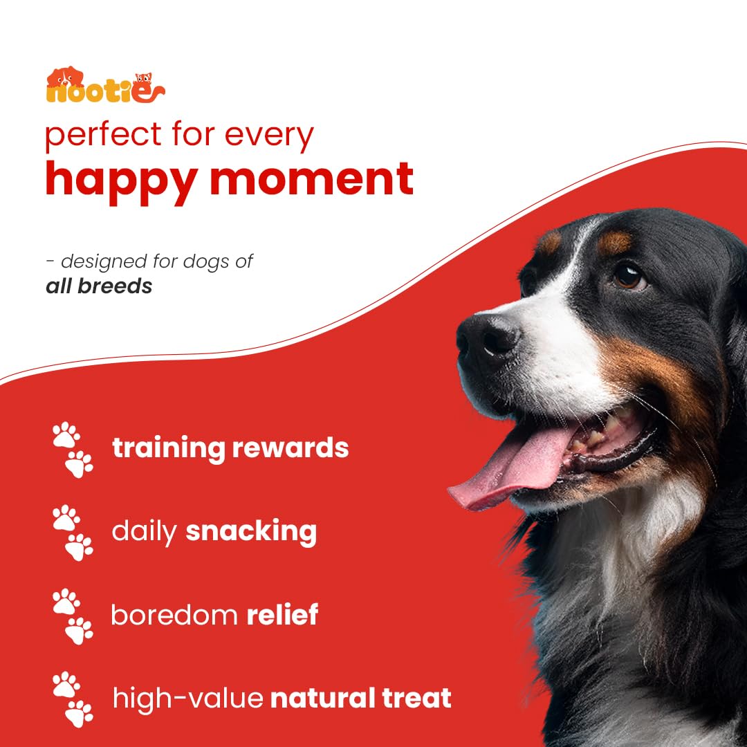 Nootie Happy Chews – Dehydrated Chicken Neck Dog Treats (70g) | All-Natural, High-Protein, Crunchy Snack