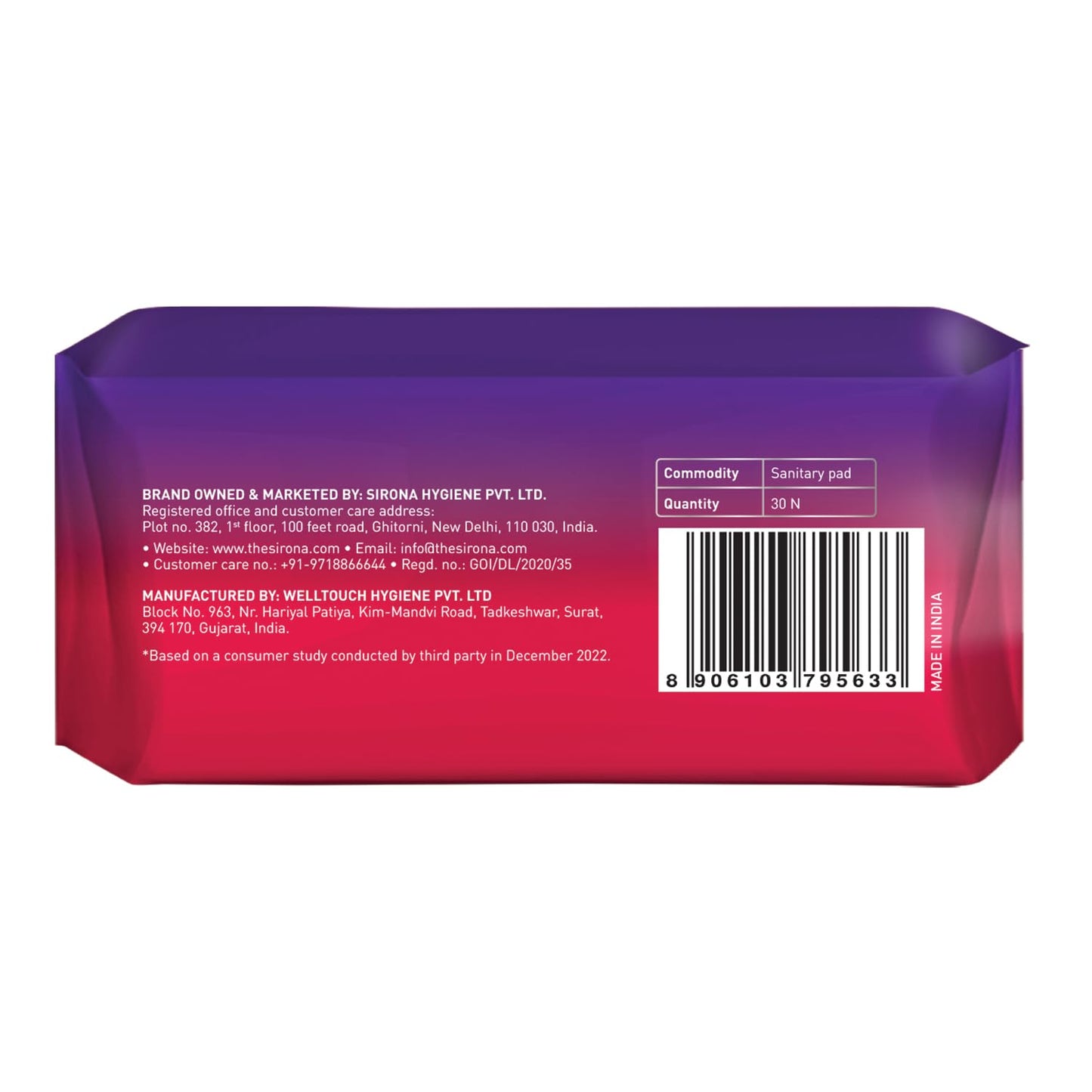 Sirona Max Sanitary Pads for Women | XL (Pack of 30 Pads) | 100% Rash Free & Toxic-Free | Organic Cotton Sanitary Pad | Up to 0% Leakage, Comfortable & High Absorbency
