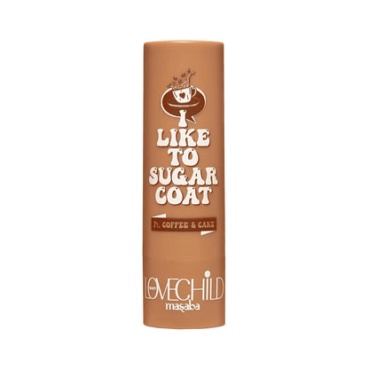 Lovechild Masaba Hydrating Lip Balm, SPF 22 UV Protection, Brown Tinted Vegan Lip Care With Shea Butter, Vitamin E & Almond Oil, Repairs Dry, Chapped Lips, Coffee & Cake, 4.5 g