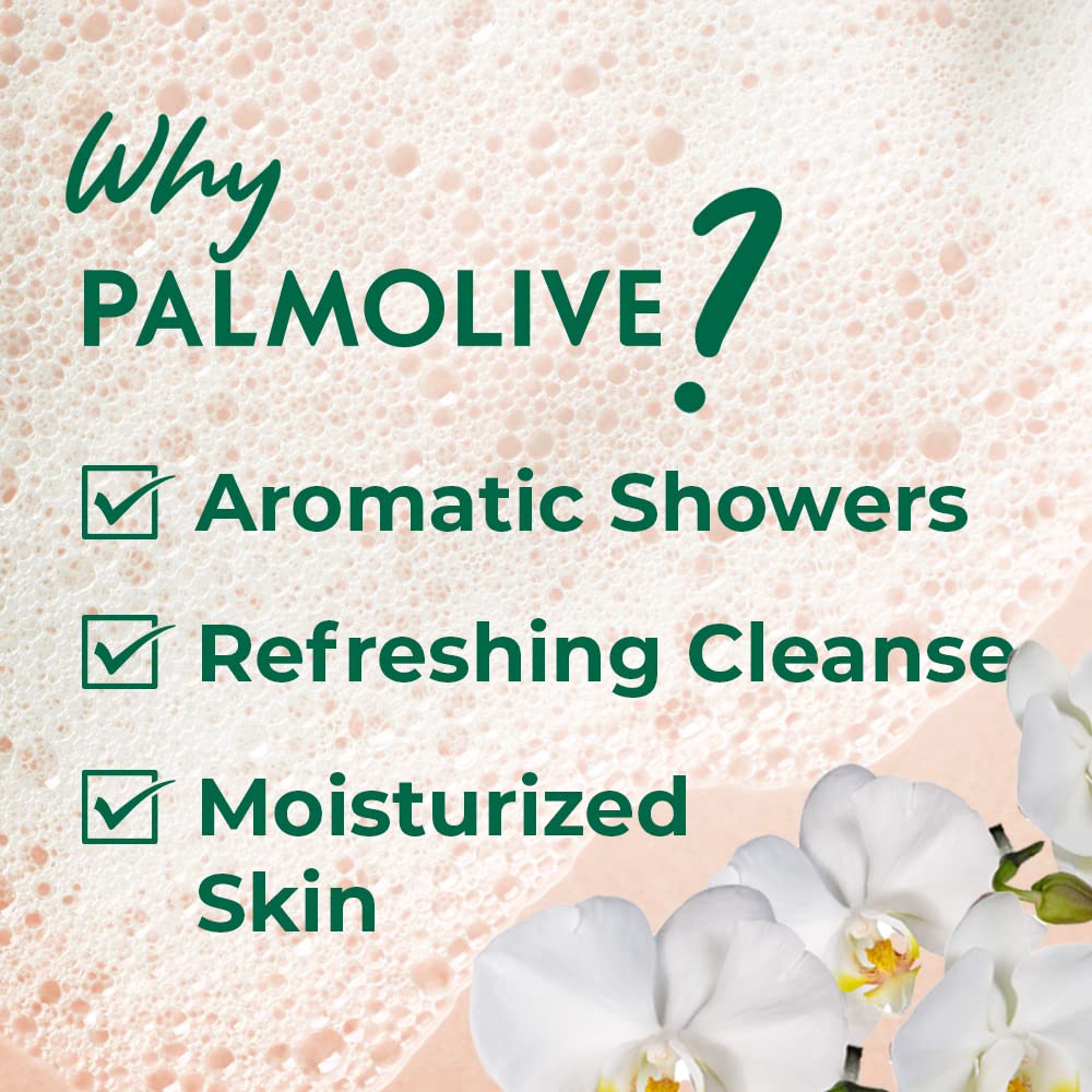 Palmolive Luminous Oil Rejuvenating Body Wash,750ml Pump Bottle, 100% Natural Fig Oil & White Orchid Extracts For Soft & Radiant Skin, PH Balanced Bodywash, Free Of Parabens And Silicones