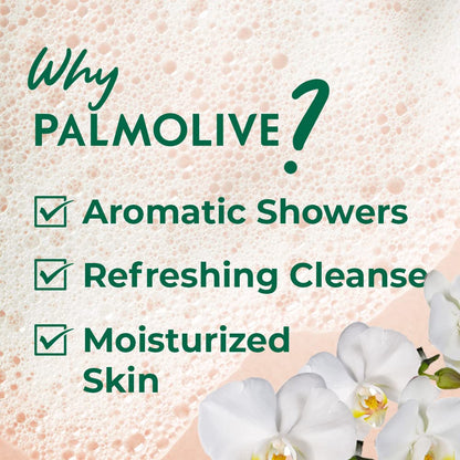 Palmolive Luminous Oil Rejuvenating Body Wash,750ml Pump Bottle, 100% Natural Fig Oil & White Orchid Extracts For Soft & Radiant Skin, PH Balanced Bodywash, Free Of Parabens And Silicones