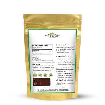 Natural Organic Guduchi Powder/Giloy Powder - For Men & Women, (Pack of 1)