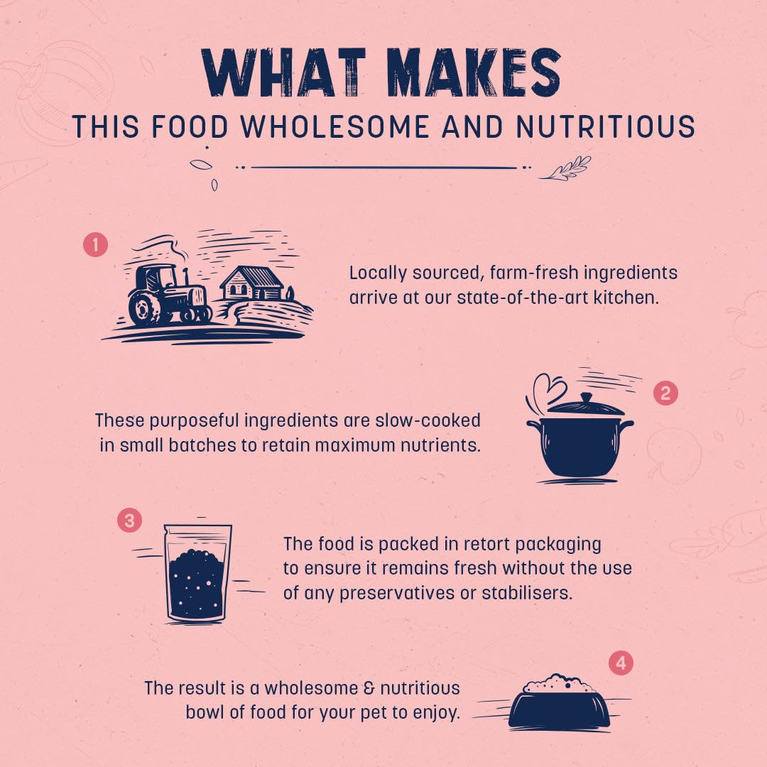 Sara's Wholesome by HUFT Chicken & Brown Rice Puppy Meal – 100 gm | Wet Nutrition for Growing Dogs | High-Protein Recipe with Real Meat | No Preservatives or Additives