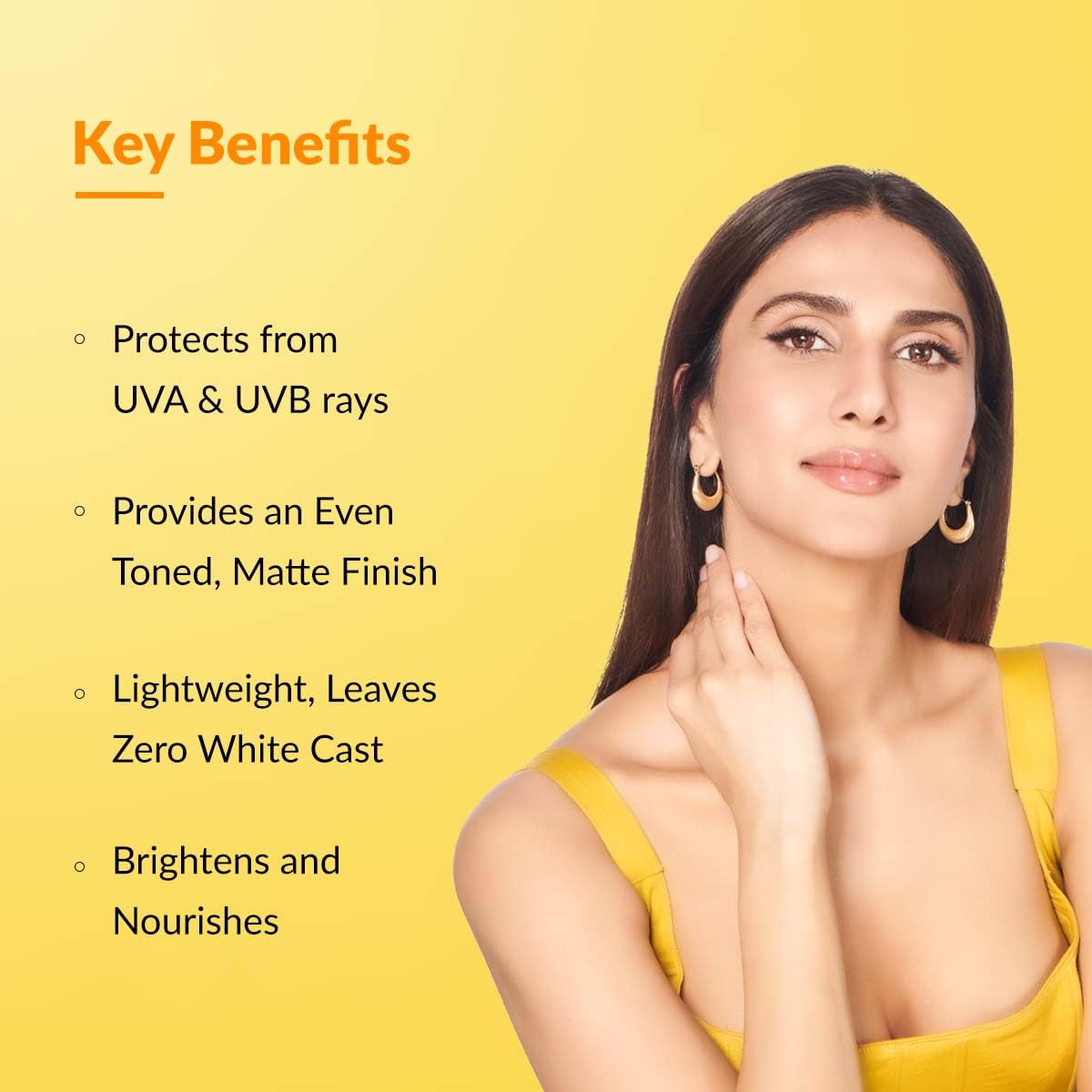 Fixderma Shadow Tinted Sunscreen Deep SPF 50 PA+++ | 1% Hyaluronic Acid & Vitamin E | Brightens & Nourishes the Skin | UVA & UVB Protection | Lightweight | No White Cast | For All Skin Types - 30gm