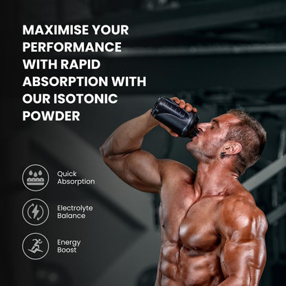 Carbamide Forte Isotonic Powder | Pre Workout Supplement For Men And Women| Instant Energy Drink for PreWorkout | Electrolytes Powder with added BCAA & L Glutamine - Orange Flavour - 500g (Pack of 1)
