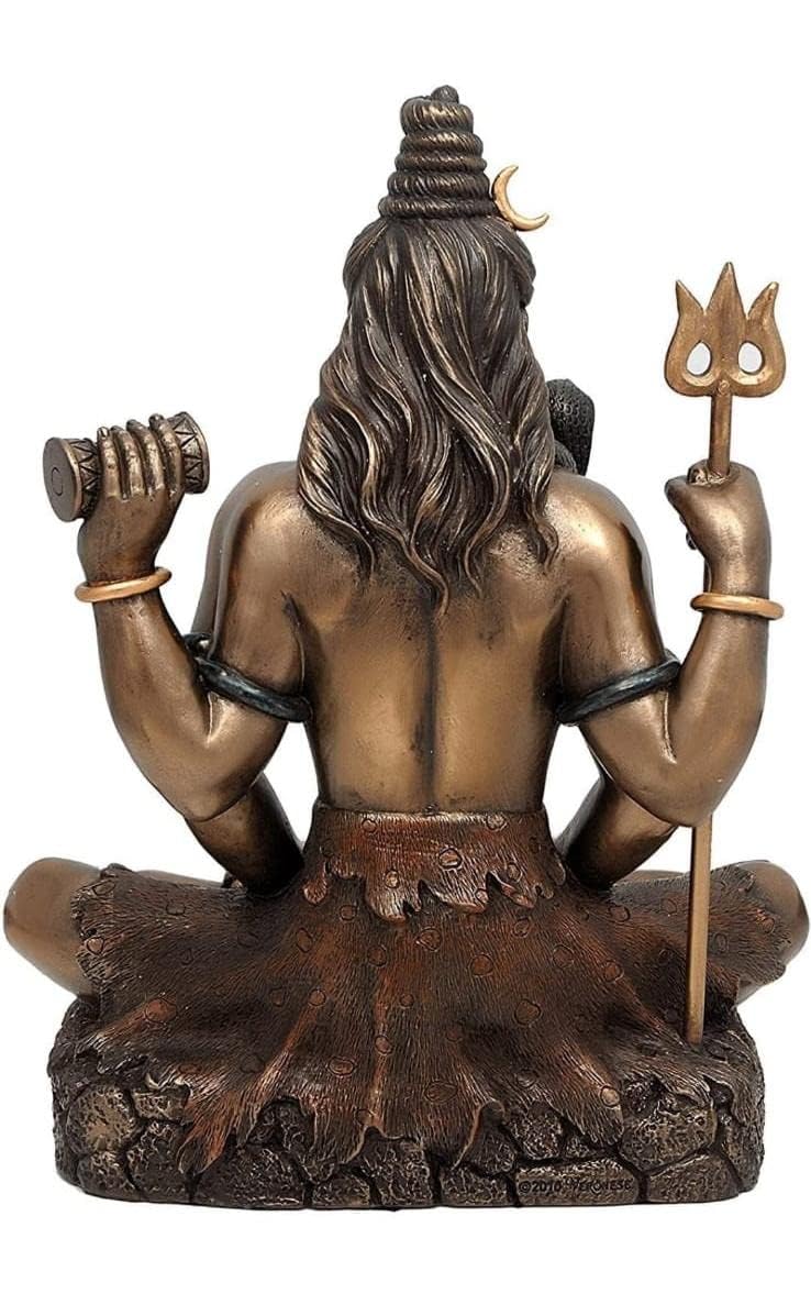 Antique Shiva Matte Finish Decorative Idol – Unique Design for Desk, Car, and Home Décor | Statue Figurine Gift for Office Desk, Puja Room, and Gifting Purposes
