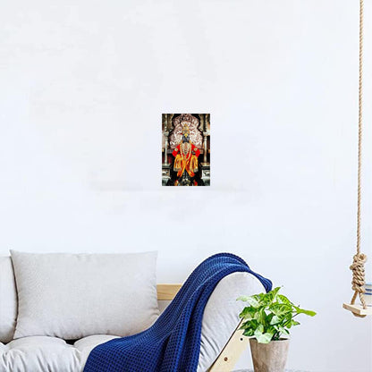 Vitthal Paintings for Living room, Vitthal Poster Big Size with Sparkle Coated Lamination - 2238 (Self Adhesive) 18x24 Inch