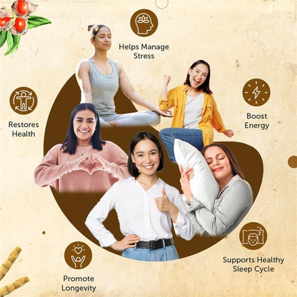 Neuherbs Ashwagandha 500mg Tablets For Men & Women | Manage Anxiety & Stress Relief | Ashwagandha Supplements To Boost Energy, Immunity & Strength | Supports Sleep Cycle - 60 Tablets