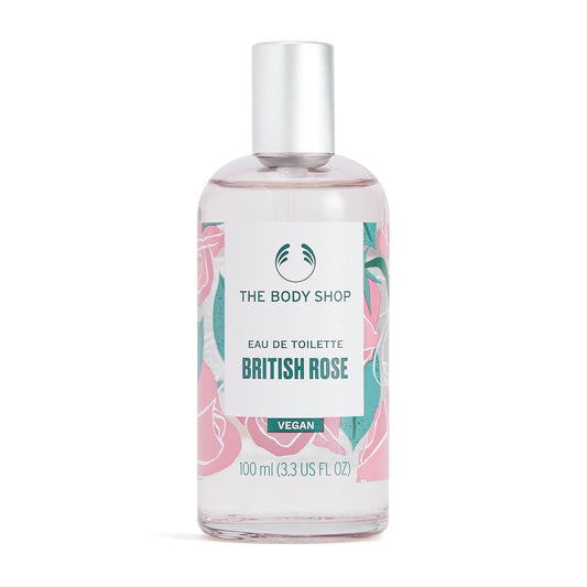 The Body Shop British Rose Eau De Toilette Vegan Perfume 100ml