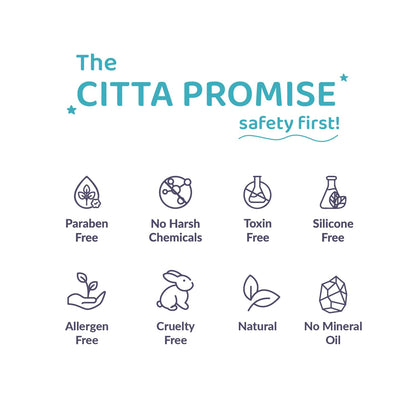 CITTA Natural Gentle Tear-free Foaming Baby Shampoo for new born & Kids with Coconut Oil, Olive Oil and Oats | For delicate scalp | Safe for cradle cap | 150 ml