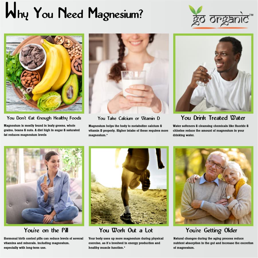 Go Organic vitamin d3 k2 as MK7 and Calcium Magnesium Zinc Vegetarian capsule, 120 Nos Each (VTC+MTVW)